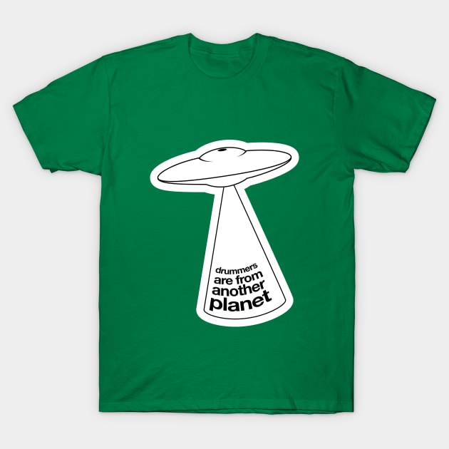 Alien drummers T-Shirt by Mr. 808